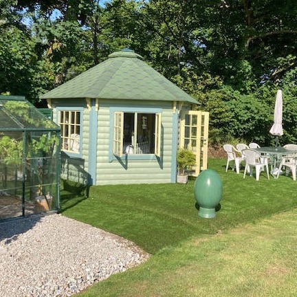 Garden with Green House